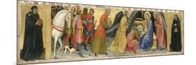 The Adoration of the Magi and Two Saints, C.1404-Taddeo di Bartolo-Mounted Premium Giclee Print