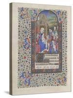 The Adoration of the Magi (Book of Hour), 1440-1460-null-Stretched Canvas