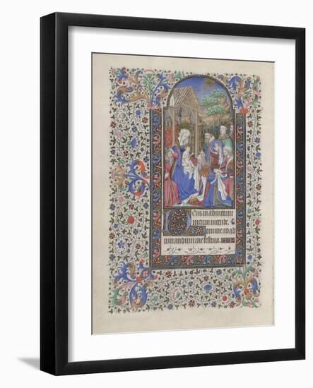 The Adoration of the Magi (Book of Hour), 1440-1460-null-Framed Giclee Print