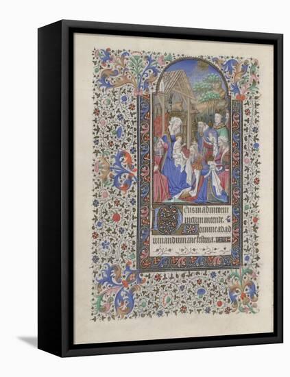 The Adoration of the Magi (Book of Hour), 1440-1460-null-Framed Stretched Canvas