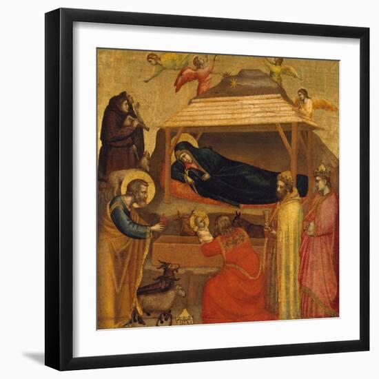 The Adoration of the Magi, c.1320-Giotto di Bondone-Framed Giclee Print