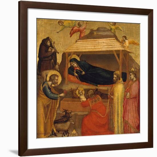 The Adoration of the Magi, c.1320-Giotto di Bondone-Framed Giclee Print