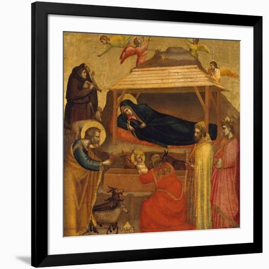 The Adoration of the Magi, c.1320-Giotto di Bondone-Framed Giclee Print