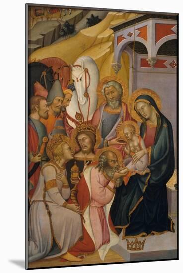 The Adoration of the Magi, c.1390-Also Manfredi De Battilori Bartolo Di Fredi-Mounted Giclee Print