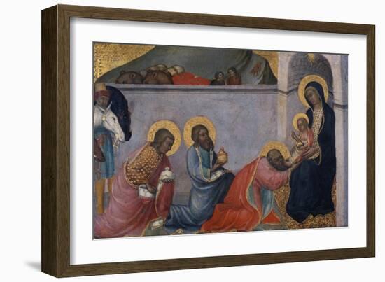 The Adoration of the Magi, C.1400-Paolo Di Giovanni Fei-Framed Giclee Print