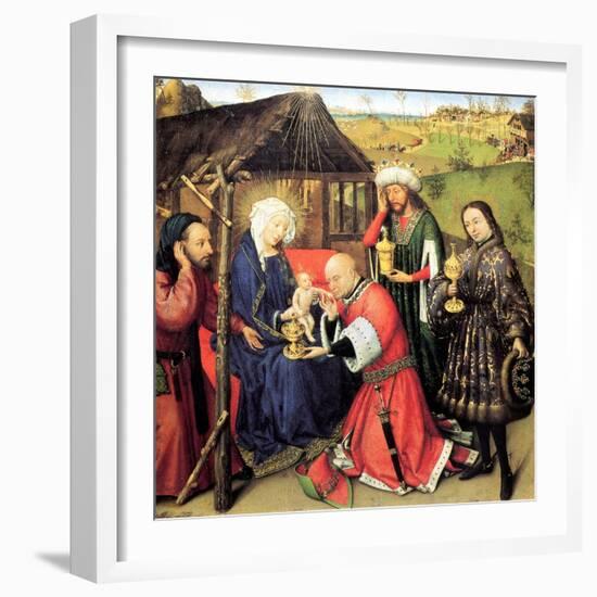 The Adoration of the Magi, C. 1440-Jacques Daret-Framed Giclee Print