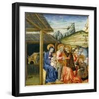 The Adoration of the Magi, c.1460-Giovanni di Paolo di Grazia-Framed Giclee Print