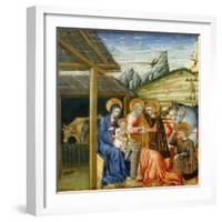 The Adoration of the Magi, c.1460-Giovanni di Paolo di Grazia-Framed Giclee Print