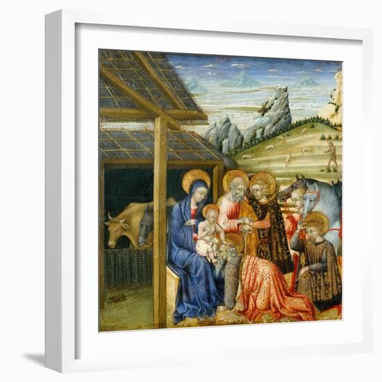 The Adoration of the Magi, c.1460-Giovanni di Paolo di Grazia-Framed Giclee Print