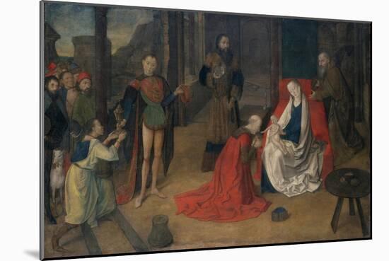 The Adoration of the Magi, c.1465-Justus of Ghent-Mounted Giclee Print