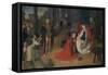 The Adoration of the Magi, c.1465-Justus of Ghent-Framed Stretched Canvas