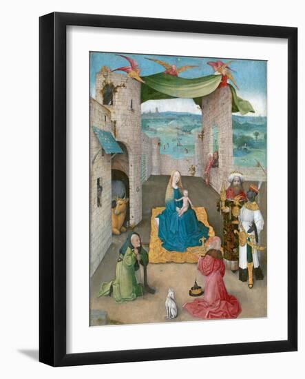 The Adoration of the Magi, c.1475-Hieronymus Bosch-Framed Giclee Print