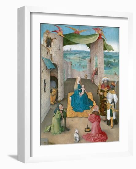 The Adoration of the Magi, c.1475-Hieronymus Bosch-Framed Giclee Print