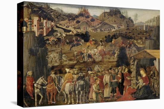 The Adoration of the Magi, C.1480-Cosimo Rosselli-Stretched Canvas