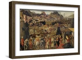 The Adoration of the Magi, C.1480-Cosimo Rosselli-Framed Giclee Print