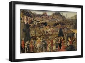 The Adoration of the Magi, C.1480-Cosimo Rosselli-Framed Giclee Print