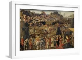 The Adoration of the Magi, C.1480-Cosimo Rosselli-Framed Giclee Print