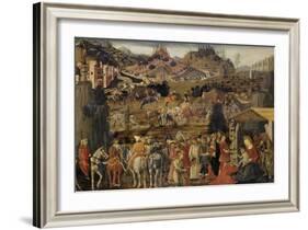 The Adoration of the Magi, C.1480-Cosimo Rosselli-Framed Giclee Print