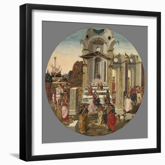 The Adoration of the Magi, C.1495-Raffaello Botticini-Framed Giclee Print