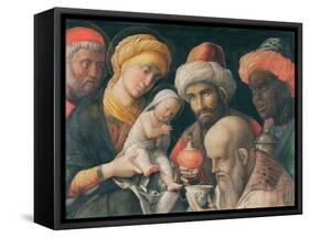 The Adoration of the Magi, C. 1500-Andrea Mantegna-Framed Stretched Canvas