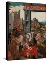 The Adoration of the Magi, c.1520-5-Jan Mostaert-Stretched Canvas
