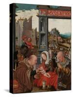 The Adoration of the Magi, c.1520-5-Jan Mostaert-Stretched Canvas