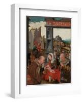 The Adoration of the Magi, c.1520-5-Jan Mostaert-Framed Giclee Print