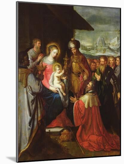 The Adoration of the Magi, C.1620-Frans The Elder Francken-Mounted Giclee Print