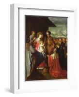 The Adoration of the Magi, C.1620-Frans The Elder Francken-Framed Giclee Print