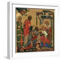 The Adoration of the Magi, C1350-null-Framed Giclee Print