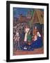 'The Adoration of the Magi', c1455, (1939)-Jean Fouquet-Framed Giclee Print