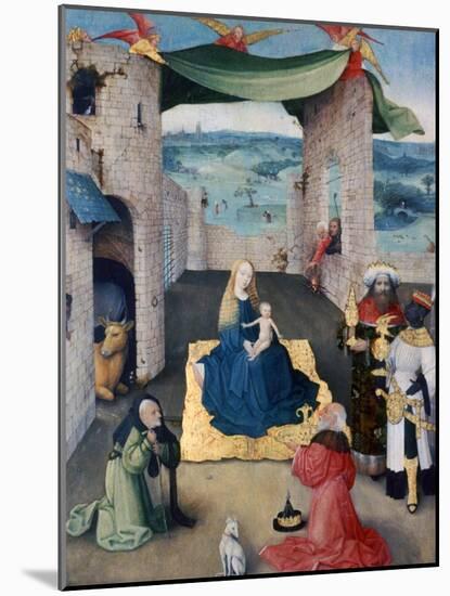 The Adoration of the Magi, C1490-Hieronymus Bosch-Mounted Giclee Print