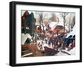 The Adoration of the Magi, C1567-Pieter Bruegel the Elder-Framed Giclee Print