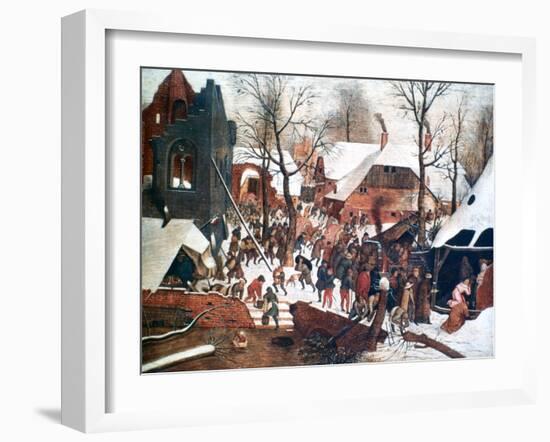 The Adoration of the Magi, C1567-Pieter Bruegel the Elder-Framed Giclee Print