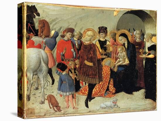 The Adoration of the Magi, Ca 1435-Sassetta-Stretched Canvas