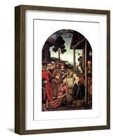 The Adoration of the Magi, Ca. 1470-1480-Perugino-Framed Giclee Print