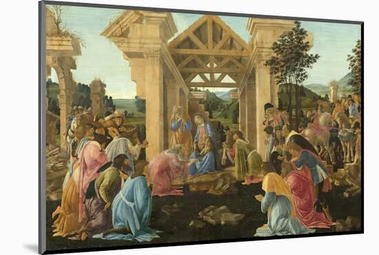 The Adoration of the Magi, ca. 1478-1482-Sandro Botticelli-Mounted Art Print