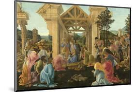 The Adoration of the Magi, ca. 1478-1482-Sandro Botticelli-Mounted Art Print