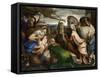 The Adoration of the Magi, Ca 1555-Jacopo Bassano-Framed Stretched Canvas