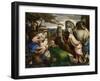 The Adoration of the Magi, Ca 1555-Jacopo Bassano-Framed Giclee Print