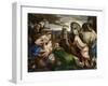 The Adoration of the Magi, Ca 1555-Jacopo Bassano-Framed Giclee Print