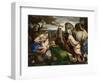 The Adoration of the Magi, Ca 1555-Jacopo Bassano-Framed Giclee Print