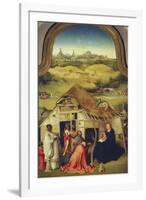 The Adoration of the Magi. (Center Panel of the Epiphany Altarpiece), about 1510-Hieronymus Bosch-Framed Giclee Print