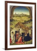 The Adoration of the Magi. (Center Panel of the Epiphany Altarpiece), about 1510-Hieronymus Bosch-Framed Giclee Print