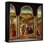 The Adoration of the Magi (Central Panel)-Hieronymus Bosch-Framed Stretched Canvas