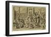 The Adoration of the Magi. Chiaroscuro Woodcut-null-Framed Giclee Print