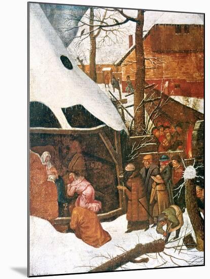 The Adoration of the Magi (Detail), C1584-1638-Pieter Brueghel the Younger-Mounted Giclee Print