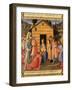 The Adoration of the Magi, Detail from Panel One of the Silver Treasury of Santissima Annunziata-Fra Angelico-Framed Giclee Print