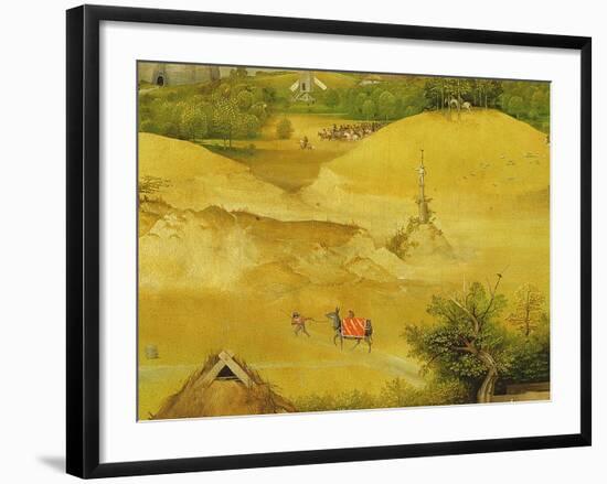 The Adoration of the Magi, Detail of Background Figures, 1510 (Detail of 3427)-Hieronymus Bosch-Framed Giclee Print