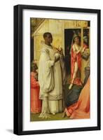 The Adoration of the Magi, Detail of One of the Kings, 1510 (Detail of 3427)-Hieronymus Bosch-Framed Giclee Print